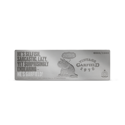 Nickelodeon Garfield's 1st Birthday Silver Collectible