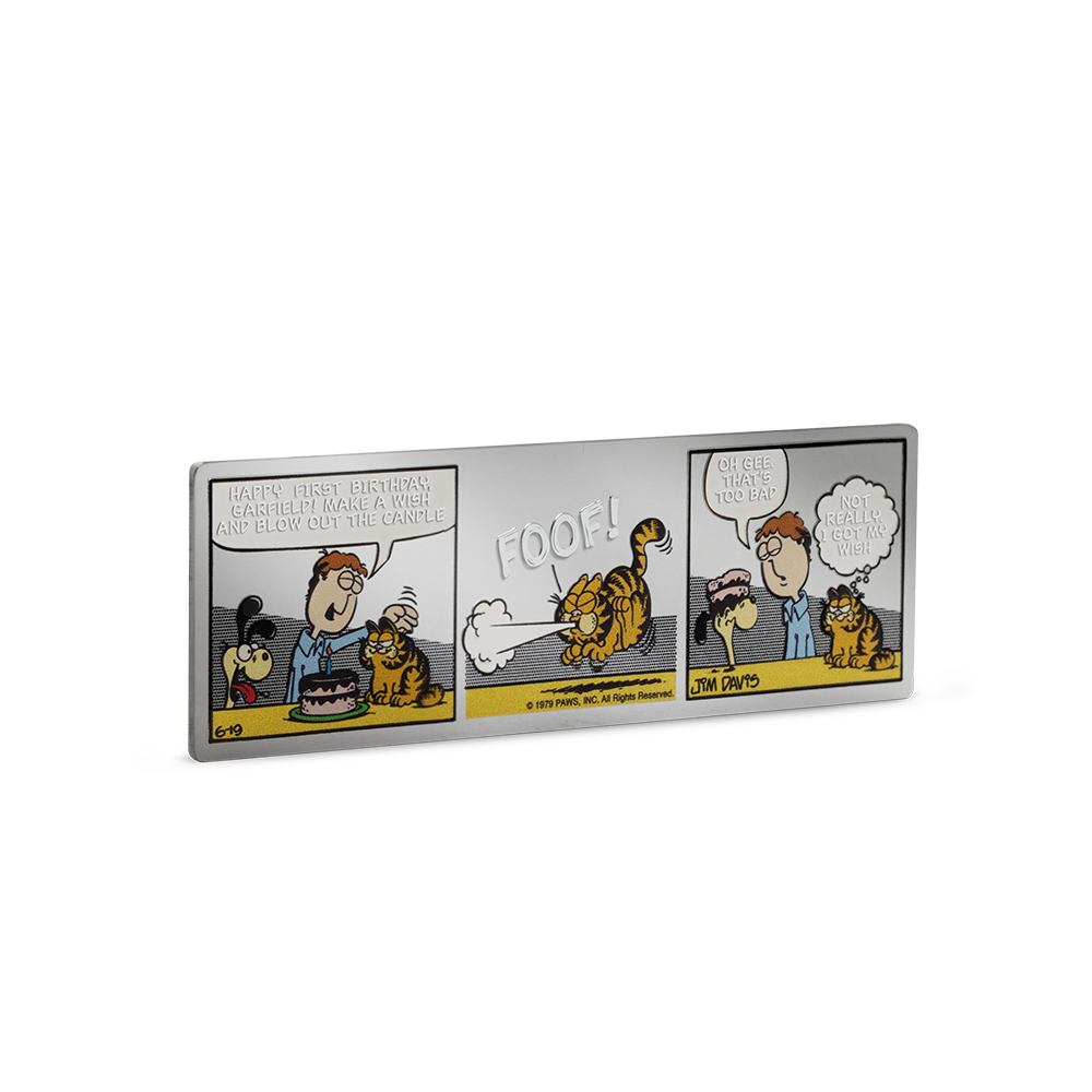Nickelodeon Garfield's 1st Birthday Silver Collectible