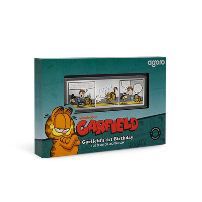 Nickelodeon Garfield's 1st Birthday Silver Collectible