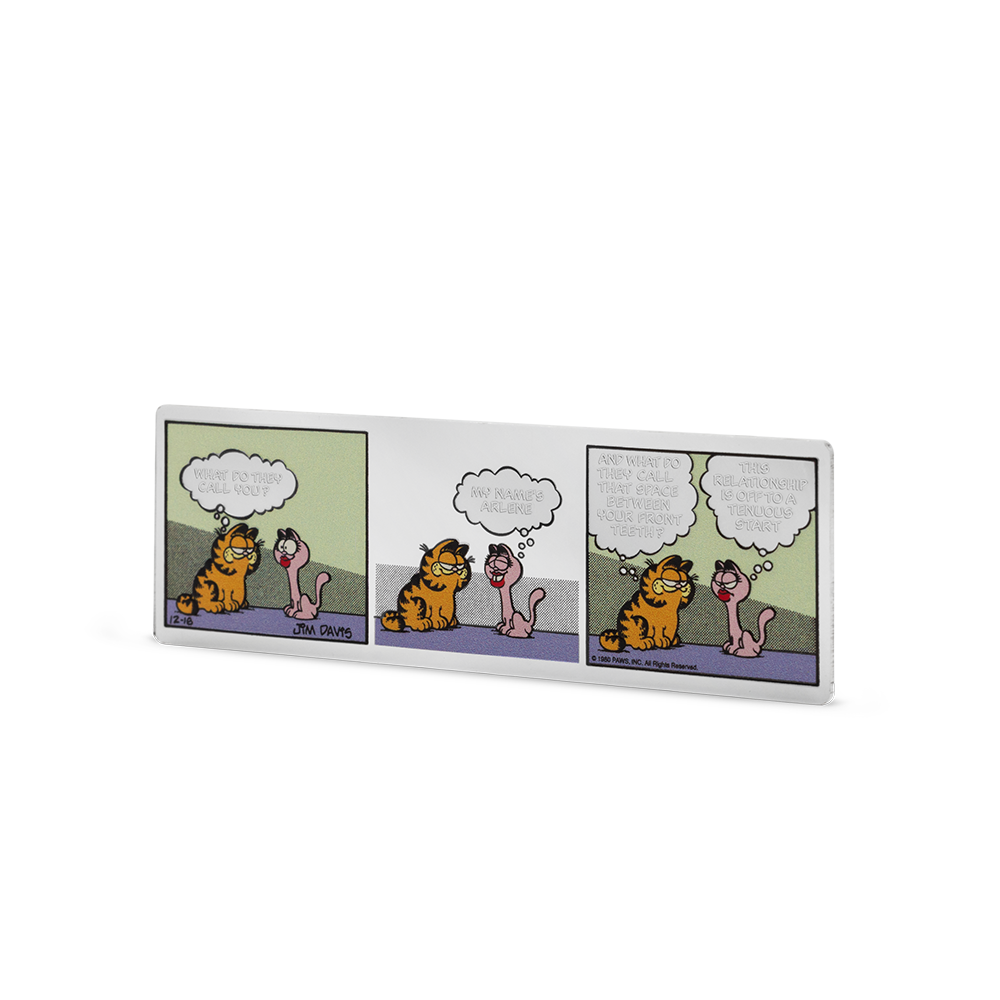 Nickelodeon Garfield & Arlene Silver Collectible AGORO