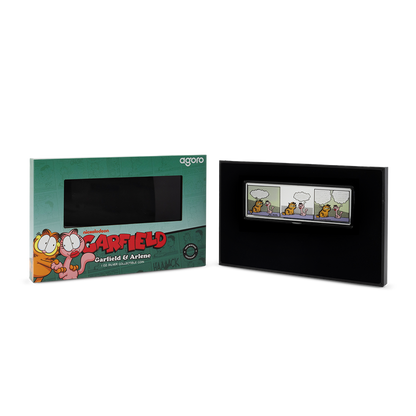 Nickelodeon Garfield & Arlene Silver Collectible AGORO