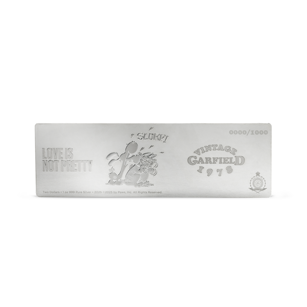 Nickelodeon Garfield & Odie Silver Collectible AGORO