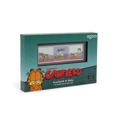 Nickelodeon Garfield & Odie Silver Collectible AGORO