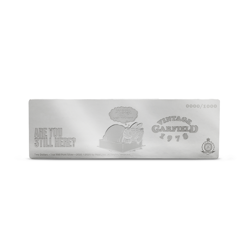 Nickelodeon Garfield 'I Hate Mondays' Silver Collectible