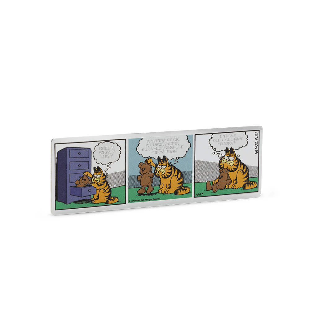 Nickelodeon Garfield & Pooky Silver Collectible AGORO