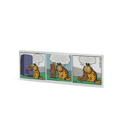 Nickelodeon Garfield & Pooky Silver Collectible AGORO