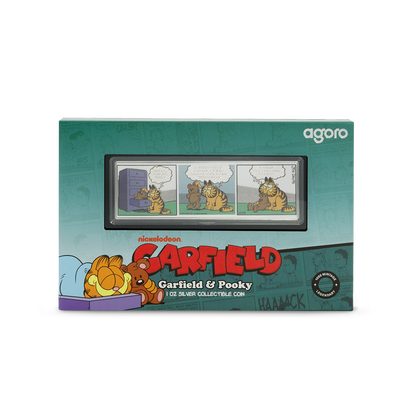 Nickelodeon Garfield & Pooky Silver Collectible AGORO