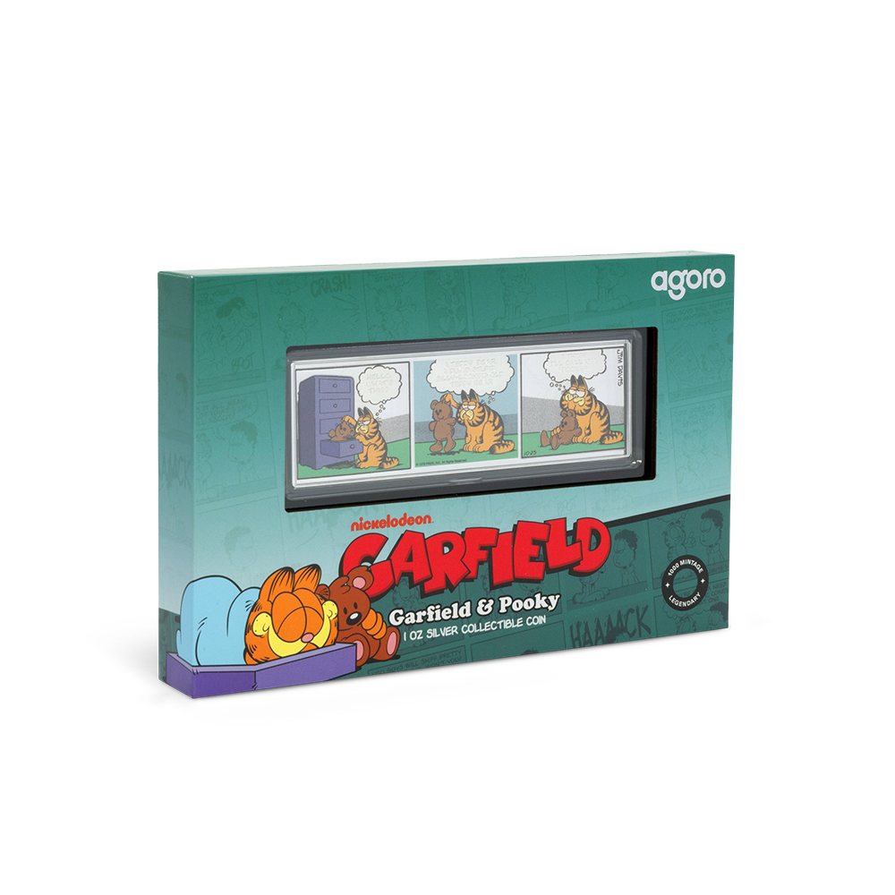 Nickelodeon Garfield & Pooky Silver Collectible AGORO