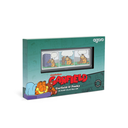 Nickelodeon Garfield & Pooky Silver Collectible AGORO