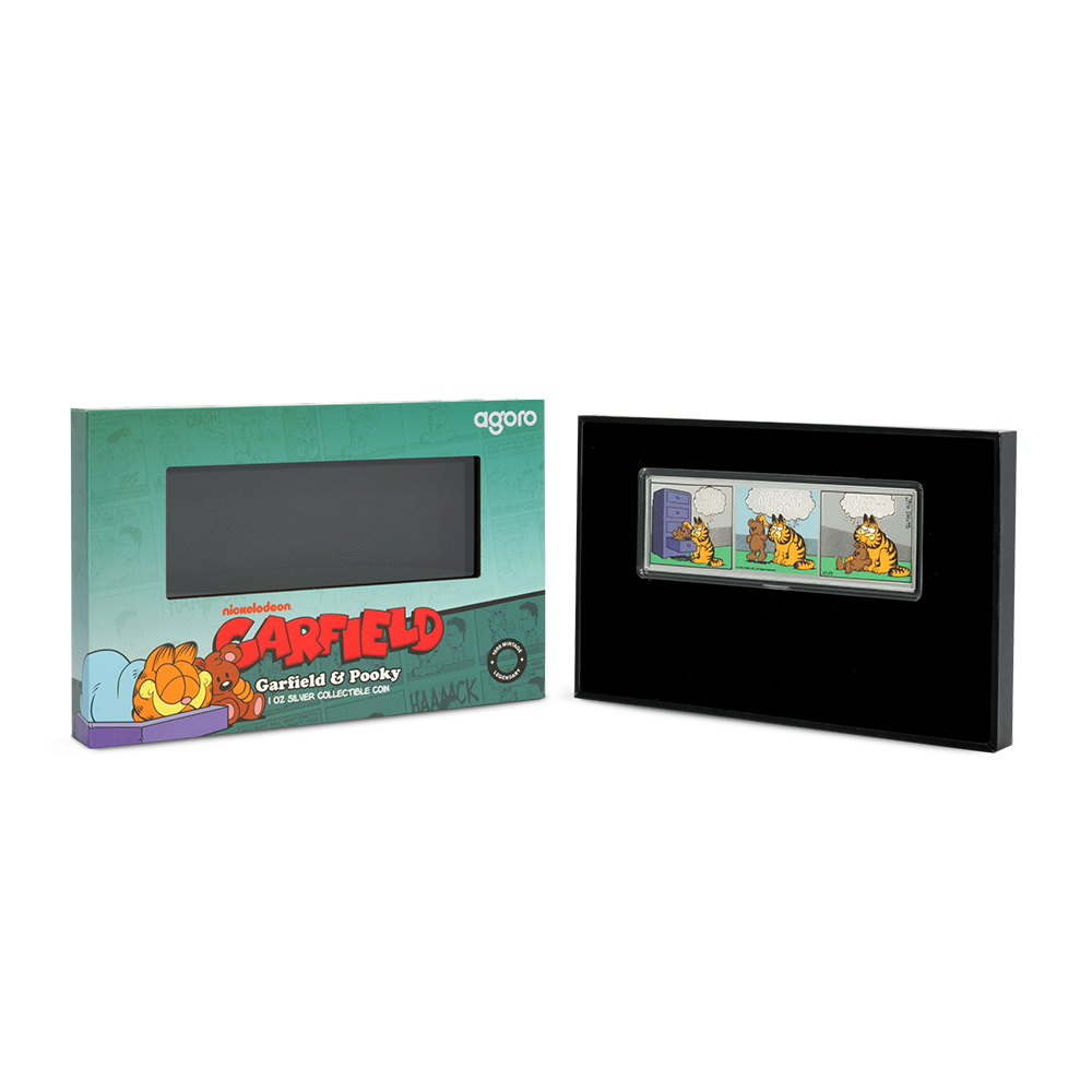 Nickelodeon Garfield & Pooky Silver Collectible AGORO