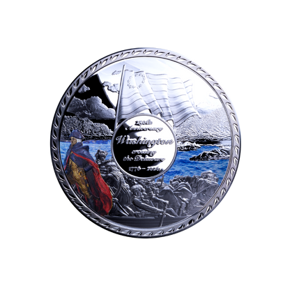 George Washington Crossing The Delaware 50g Silver Coin 2026