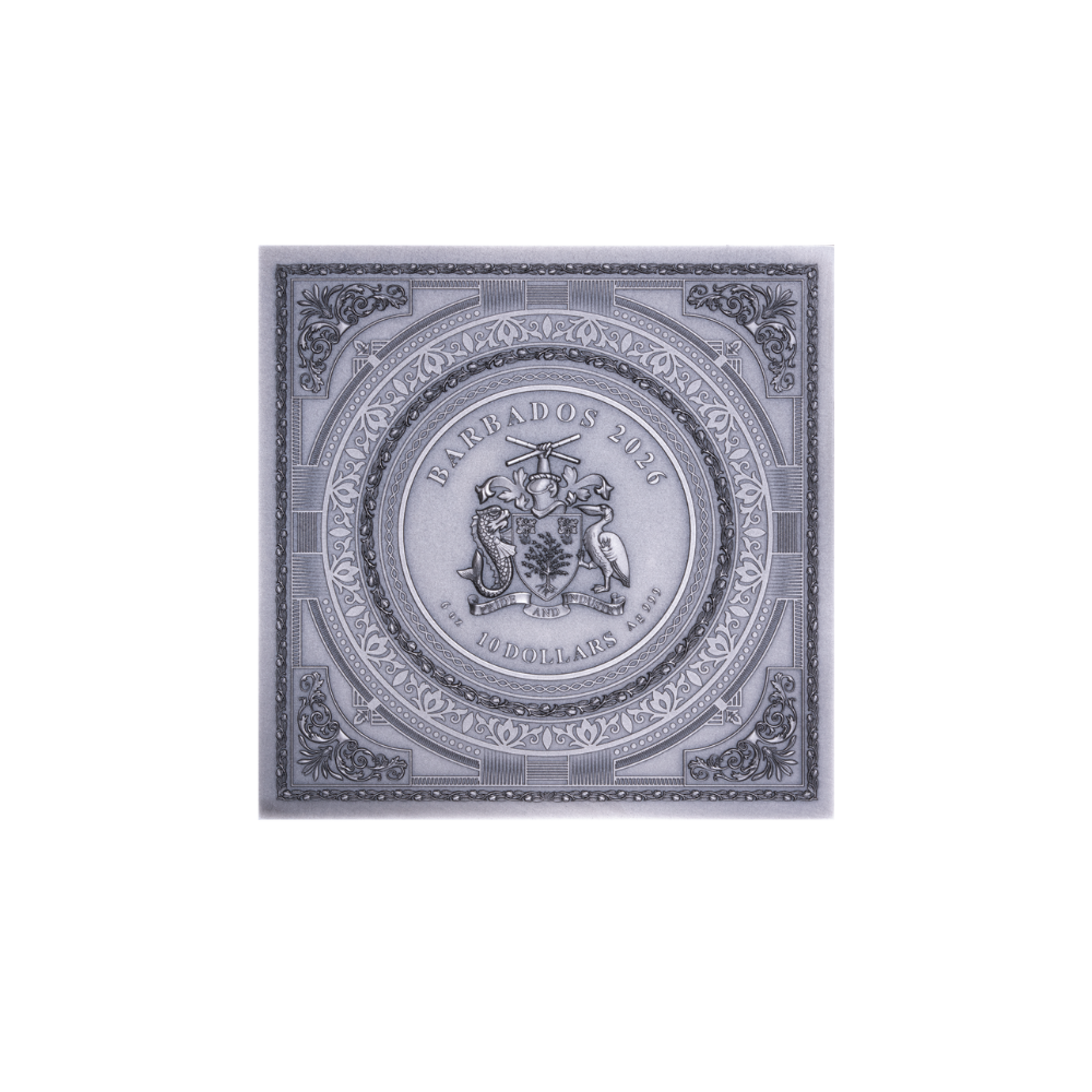 George Washington Cube 6 Oz Silver Coin 2026