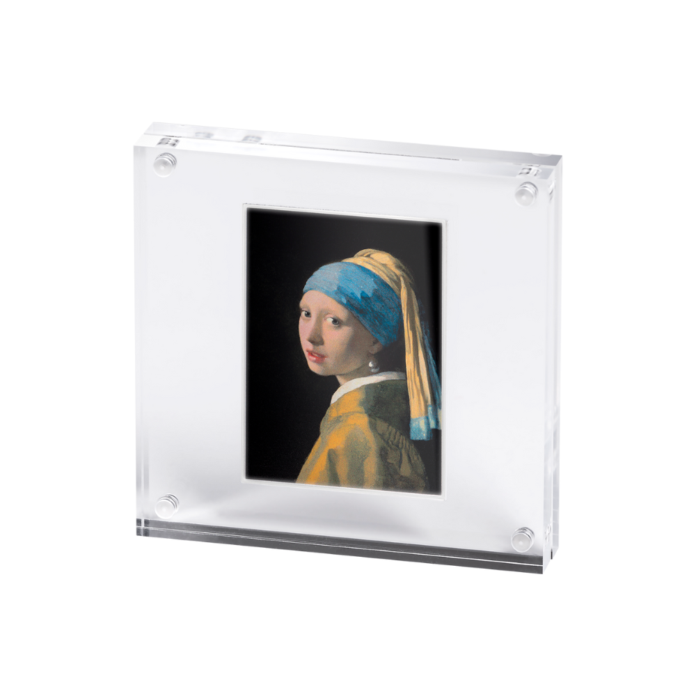 Girl With a Pearl Earring Vermeer 1 Oz Silver Coin 2026 MINT XXI