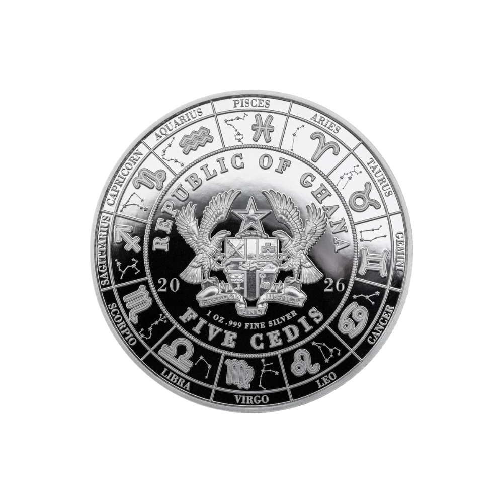 Virgo Goddesses Zodiac series 1 Oz Silver Coin 2026 PopCoins