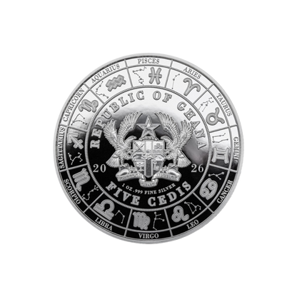 Virgo Goddesses Zodiac series 1 Oz Silver Coin 2026 PopCoins