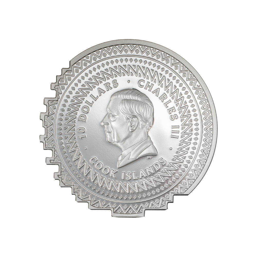 Gorilla Reconstruction 2 Oz Silver Coin $10 Cook Islands 2025