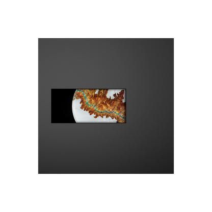 Grand Canyon Topography 1 Kg Kilo Silver Coin 2024