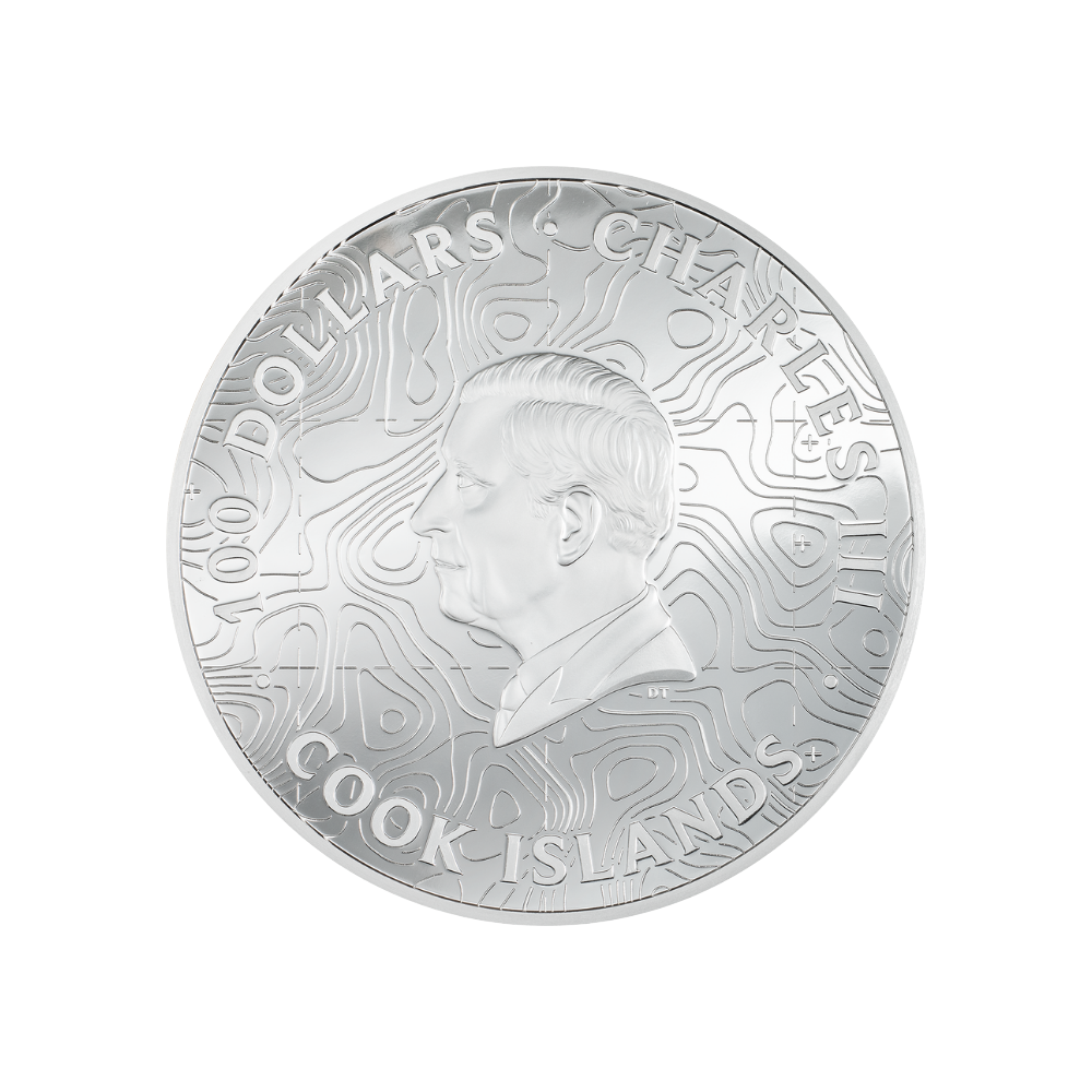 Grand Canyon Topography 1 Kg Kilo Silver Coin 2024