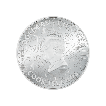 Grand Canyon Topography 1 Kg Kilo Silver Coin 2024