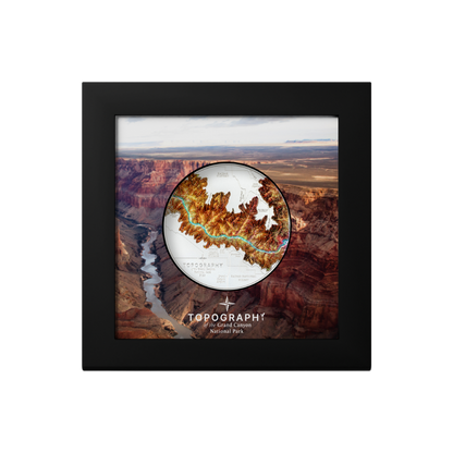 Grand Canyon Topography 5 Oz Silver Coin 2023