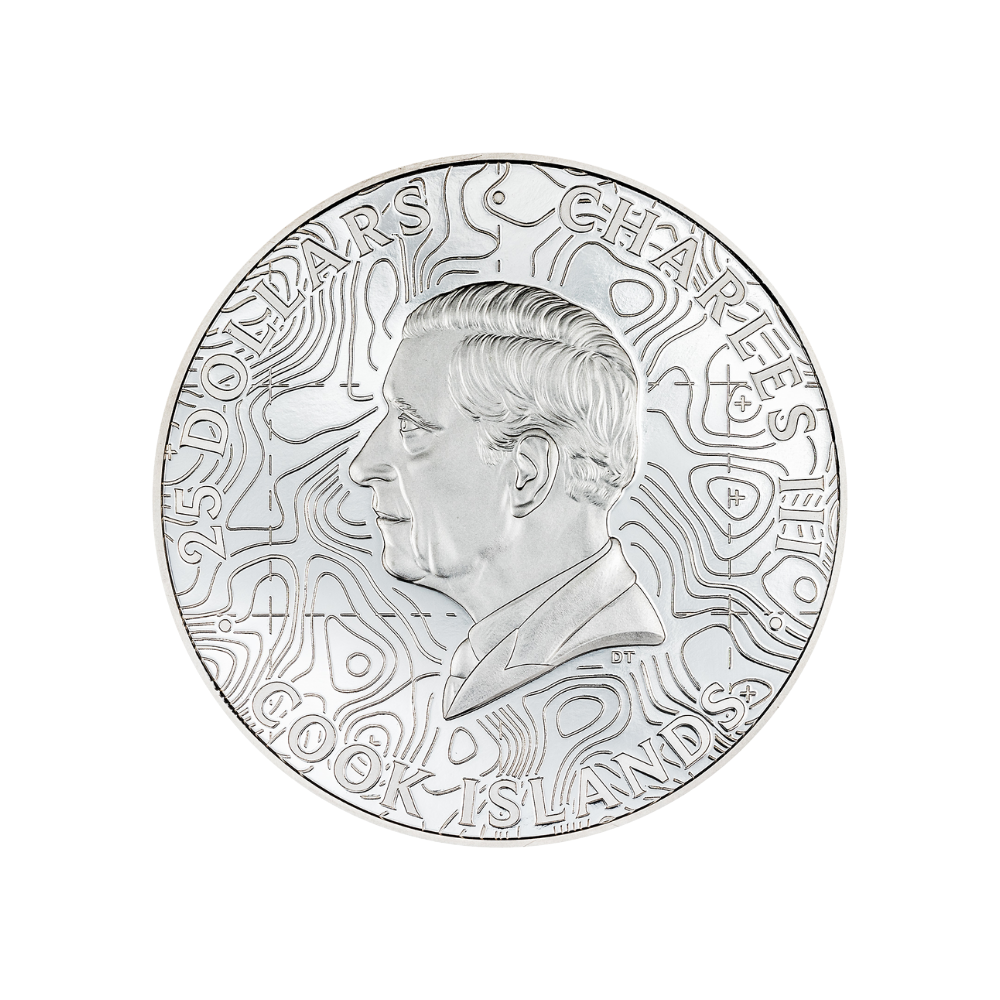Grand Canyon Topography 5 Oz Silver Coin 2023