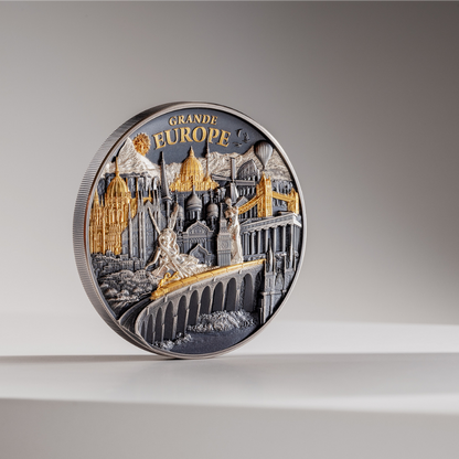 Grande Europe Hidden Treasure 3 Oz Silver Coin 2025 CIT COIN INVEST AG