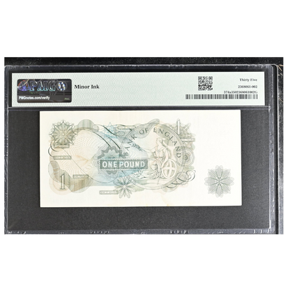 Great Britain 1 Pound ND 1960-61 Pick 374a Choice VF 35