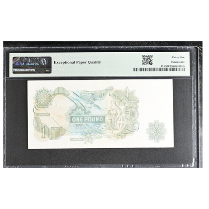 Great Britain 1 Pound ND 1966-70 Pick 374f Choice VF 35 EPQ