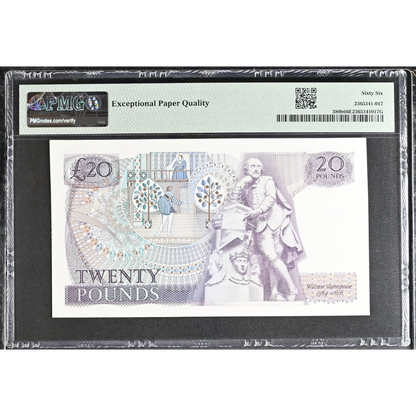 Great Britain 20 Pounds ND 1970-80 Pick 380b Gem UNC 66 EPQ