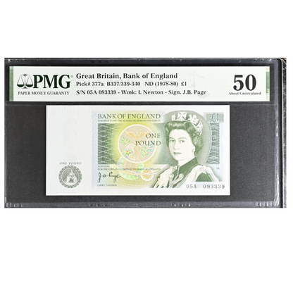 Great Britain 1 Pound ND 1978-80 Pick 377a About UNC 50