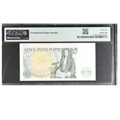 Great Britain 1 Pound ND 1981-84 Pick 377b Gem UNC 65 EPQ