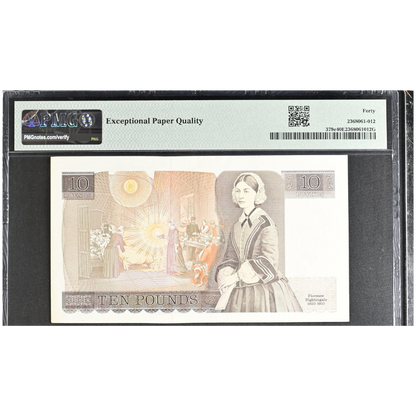 Great Britain 10 Pounds ND 1988-91 Pick 379e Extremely Fine 40 EPQ