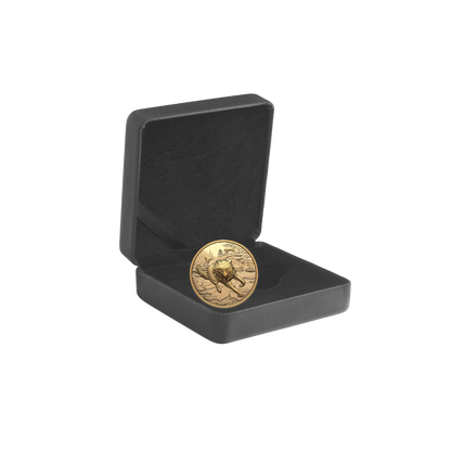 Great Hunters Grey Wolf 1 Oz Pure Gold Ultra High Relief Coin Canada 2025