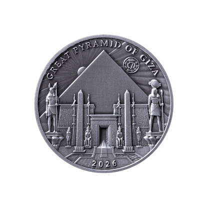Great Pyramids of Giza Silver Coin 2026