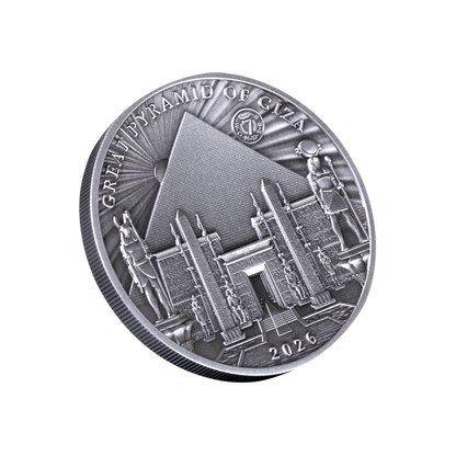 Great Pyramids of Giza Silver Coin 2026