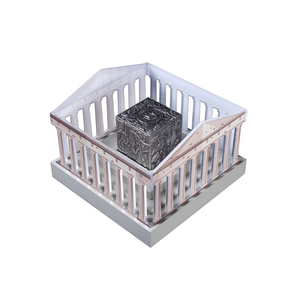 Greek Gods 1 Kg Silver Cube 2025