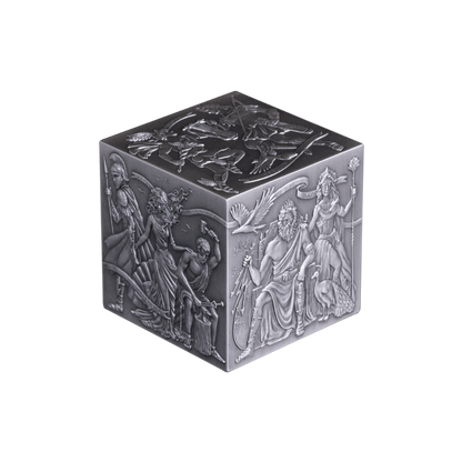 Greek Gods 1 Kg Silver Cube 2025