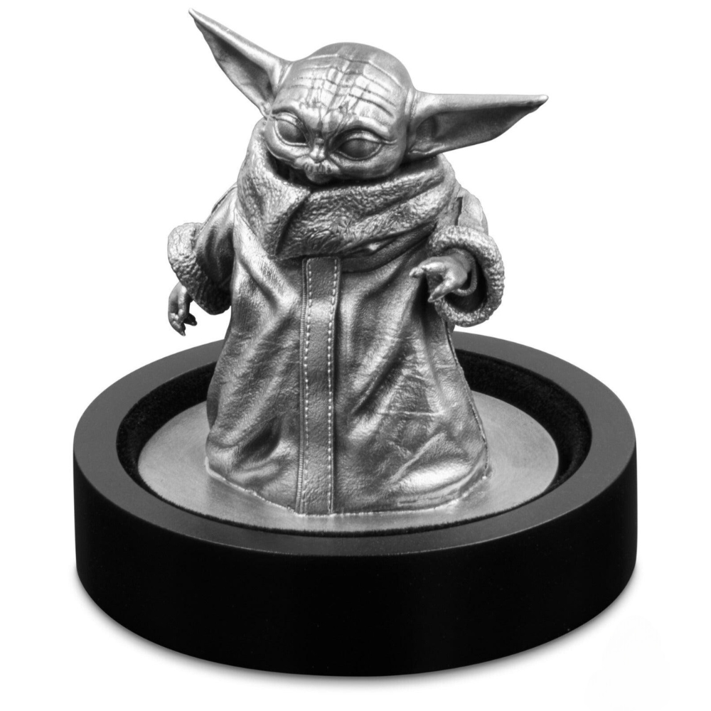 GROGU™ Star Wars 3D Limited Edition Silver Miniature 2021