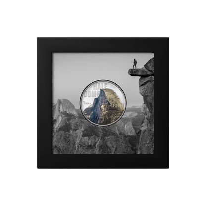 HALF DOME Mountains 2 Oz Silver Coin $10 Cook Islands 2023