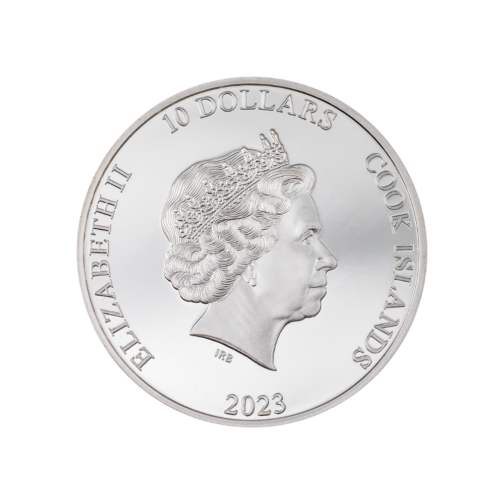 HALF DOME Mountains 2 Oz Silver Coin $10 Cook Islands 2023