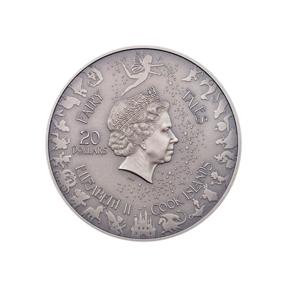 HANSEL AND GRETEL Fairy Tales Fables 3 Oz Silver Coin $20 Cook Islands 2022