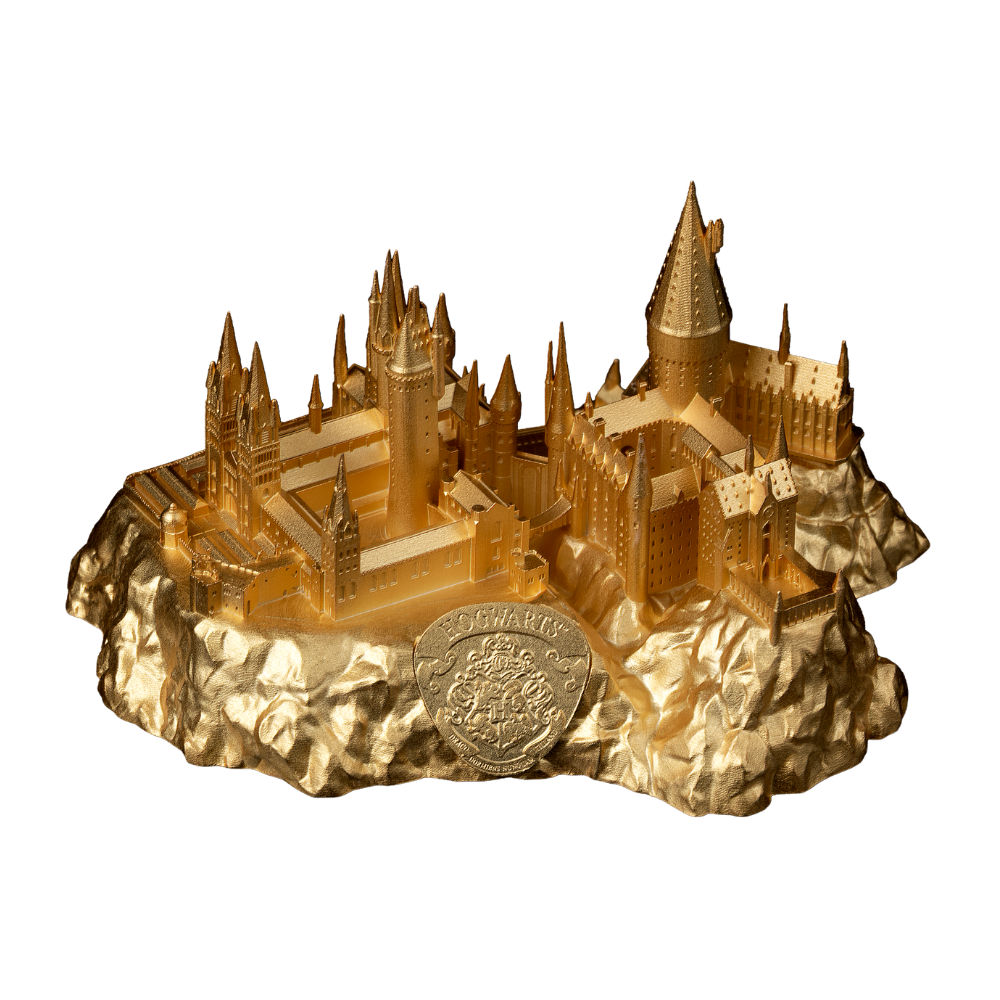 HARRY POTTER 3D Hogwarts Castle 5 Oz Silver Coin MDM