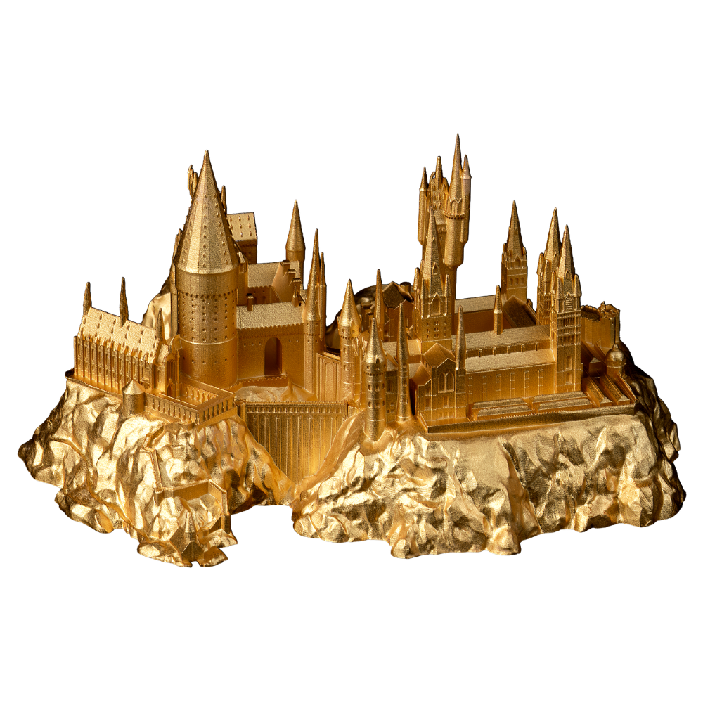 HARRY POTTER 3D Hogwarts Castle 5 Oz Silver Coin MDM