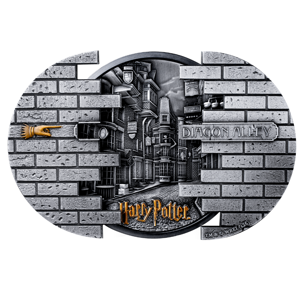 HARRY POTTER Diagon Alley 5 Oz Silver Coin 2027 MDM