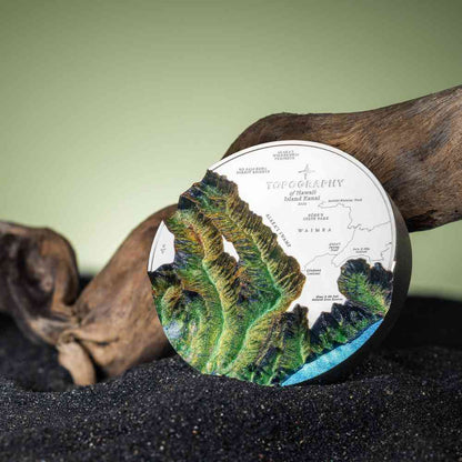 Hawaii Topography 5 Oz Silver Coin 2024