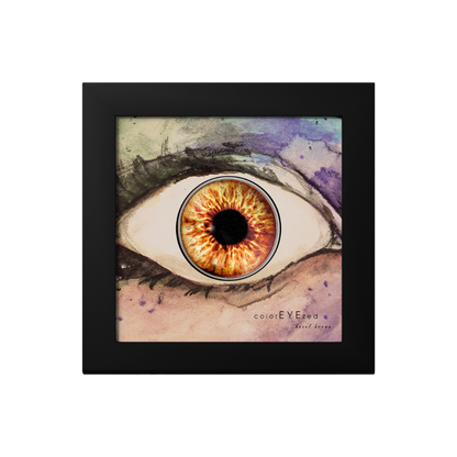 HAZEL BROWN Coloreyezed Eye 1 Oz Silver Coin $5 Palau 2023