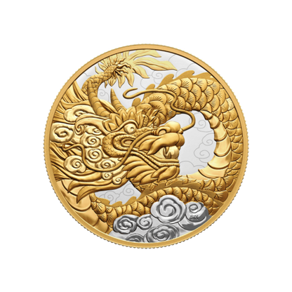 HEAVENLY DRAGON 5 Oz Silver Coin $50 Canada 2023