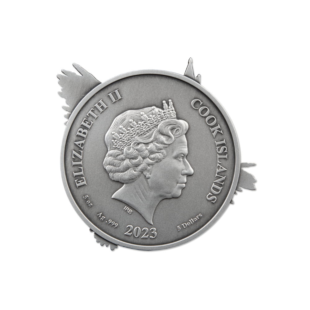 HEDWIG Harry Potter 5 Oz Silver Coin $5 Cook Islands 2023