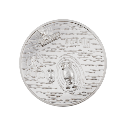 HIPPOS Private Split Views 1 Oz Silver Coin $5 Palau 2023