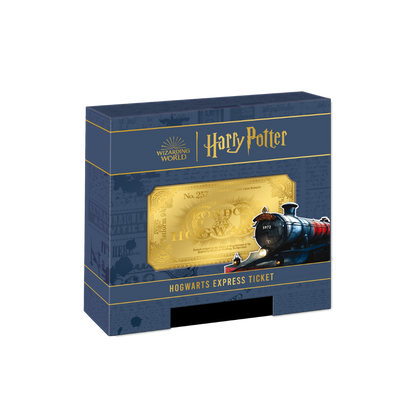 HOGWARTS EXPRESS TICKET 0.5g Gold note $50 Tala Samoa 2024